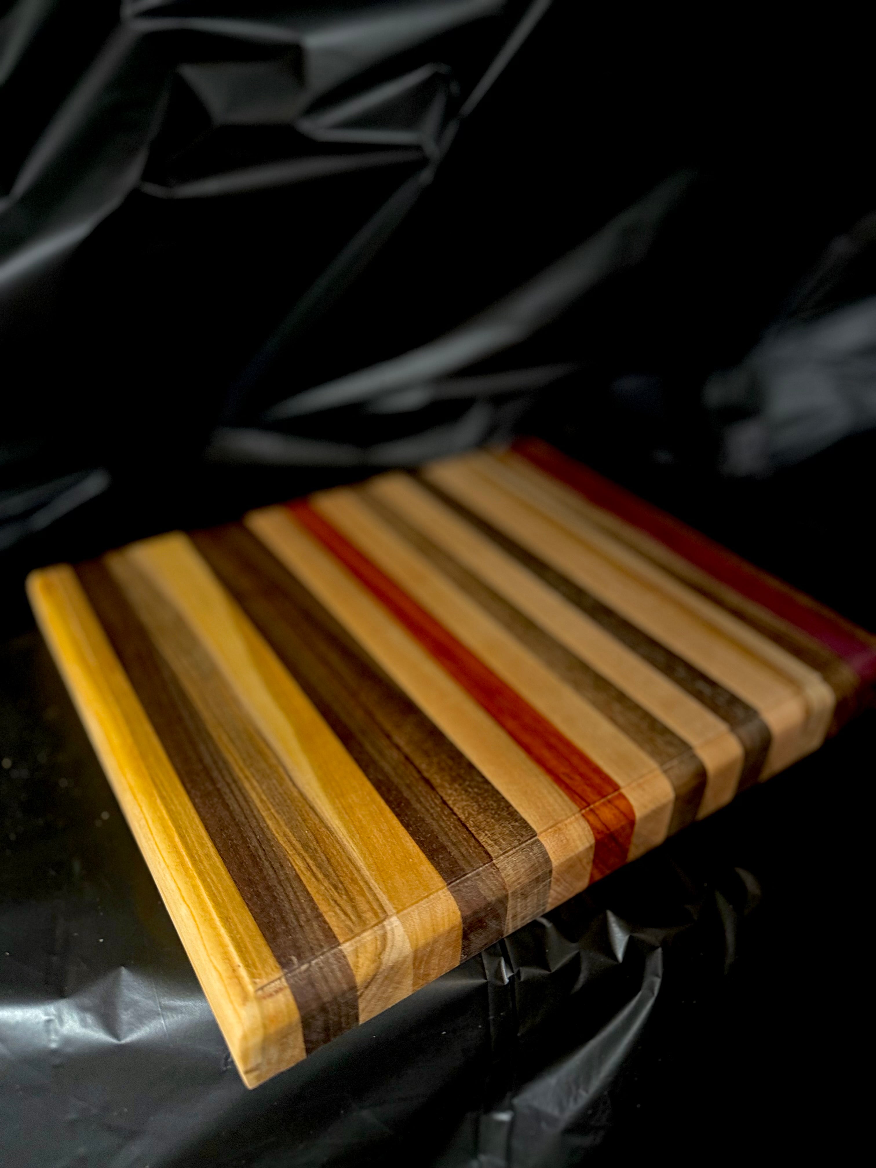 Exotic wood cutting board