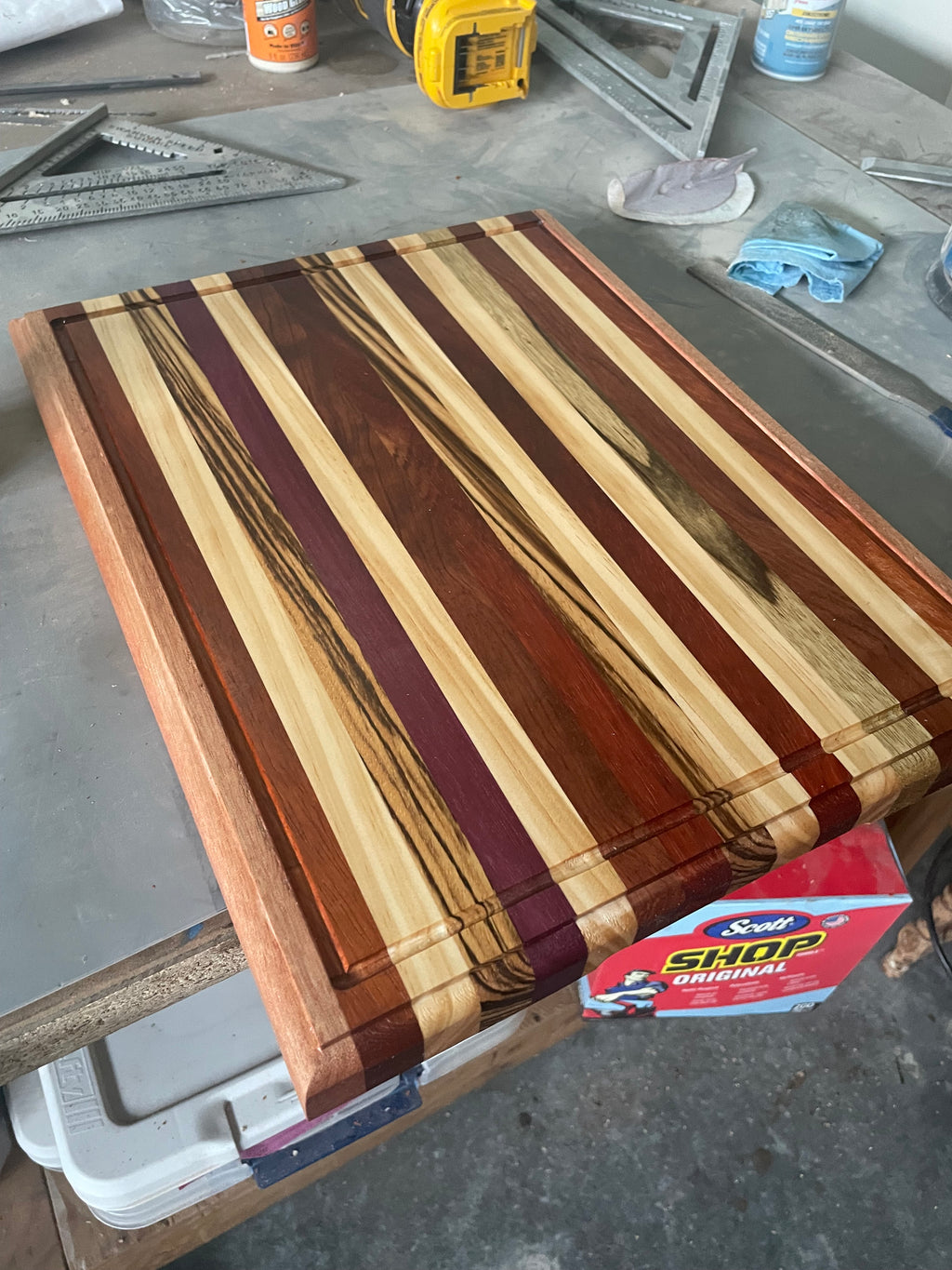 Handcrafted cutting board