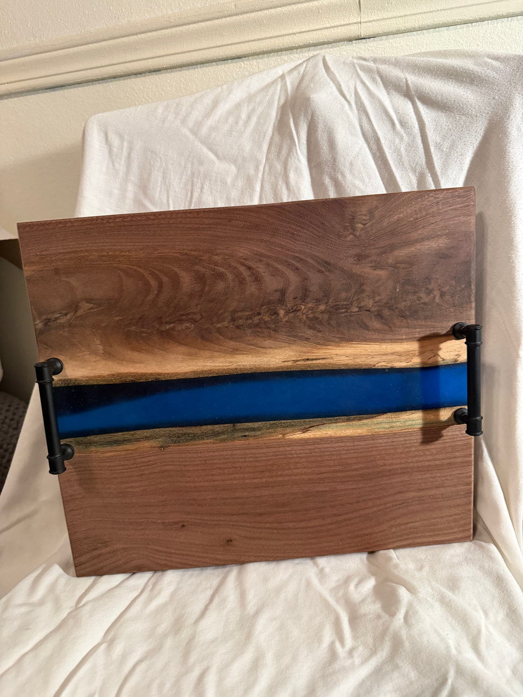 Walnut serving tray